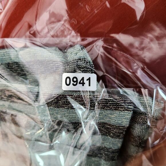 Michael Stars Paloma Striped Shine Tank in Chive | Size OS - Picture 7 of 7